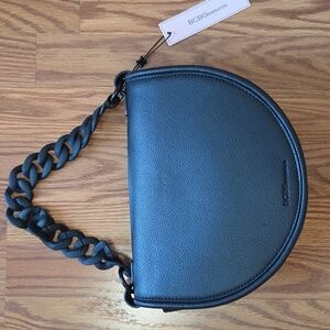 BCBG Black Crossbody Bag with Shoulder Strap